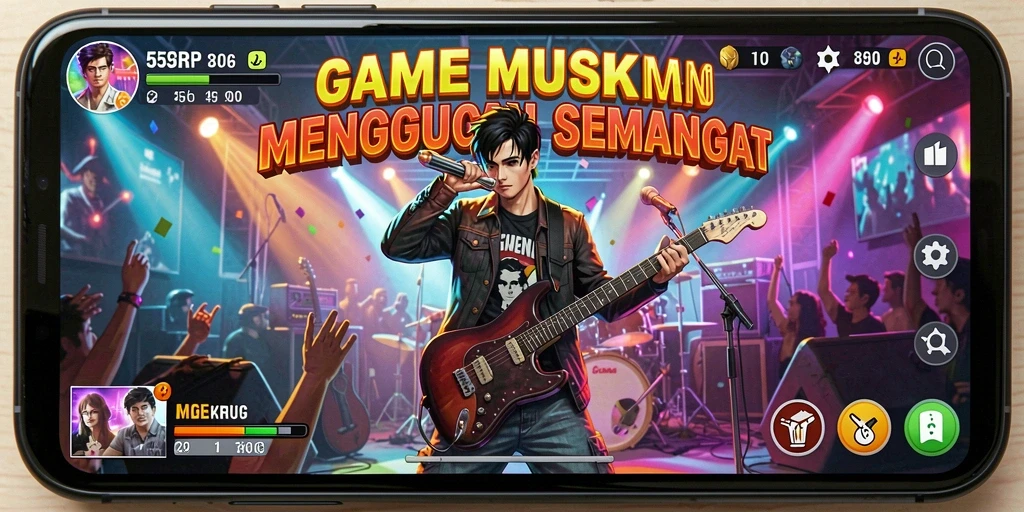 Tampilan gameplay menyenangkan dari 55RP yang penuh warna dan interaktif.
