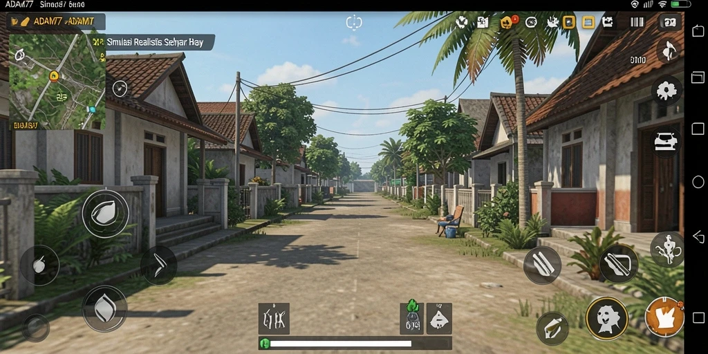 Tampilan gameplay ADAM77 yang menawan dan interaktif.