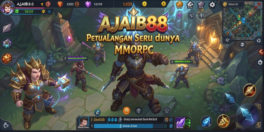 Screenshot AJAIB88 menampilkan aksi seru dalam petualangan MMORPG.