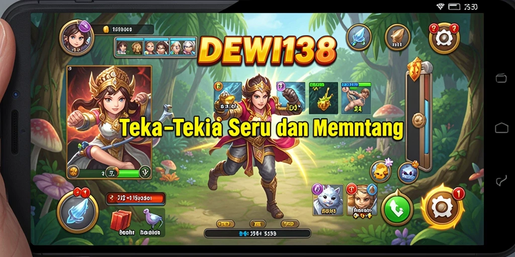 Tampilan gameplay DEWI138 yang menantang dan menarik.