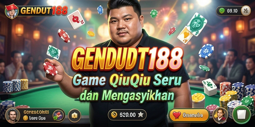 Gameplay QiuQiu yang seru dan menantang di GENDUT188.