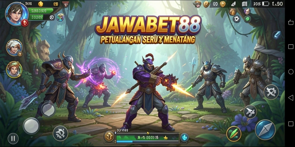 Tampilan gameplay JAWABET88 yang mengasyikkan dan penuh tantangan.