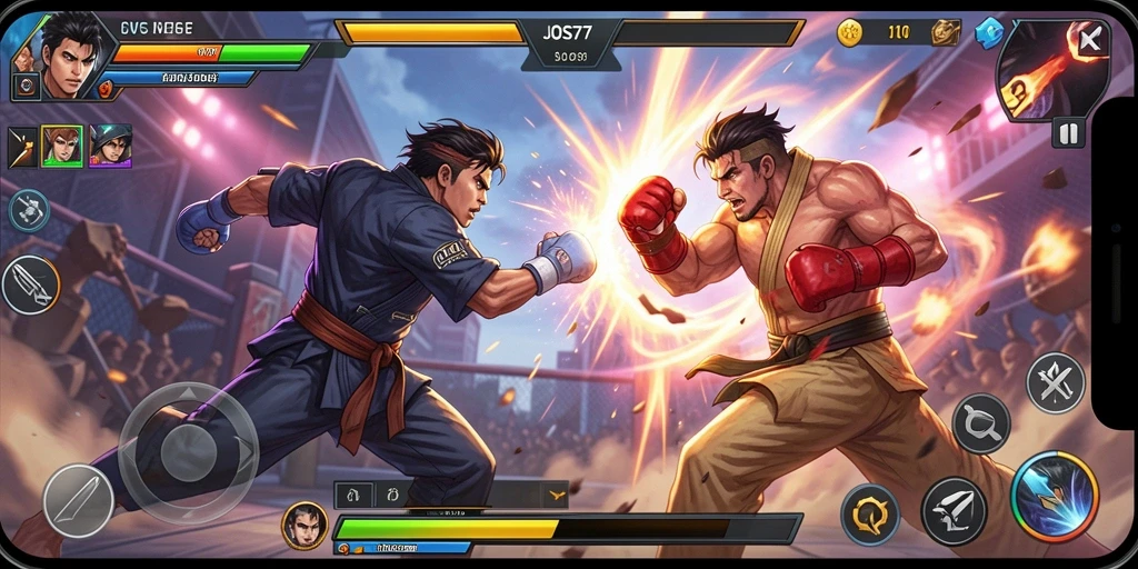 Tampilan aksi seru dalam gameplay JOS77 yang mendebarkan.