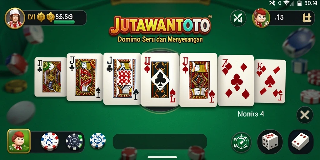 Tampilan gameplay JUTAWANTOTO yang menarik dan interaktif.