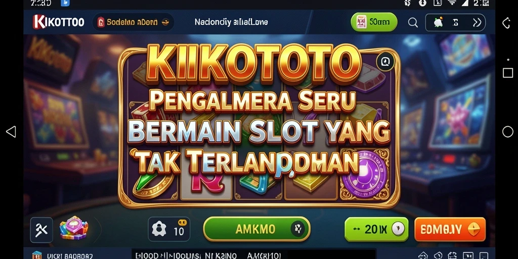 Tampilan gameplay KIKOTOTO yang penuh warna dan menarik.