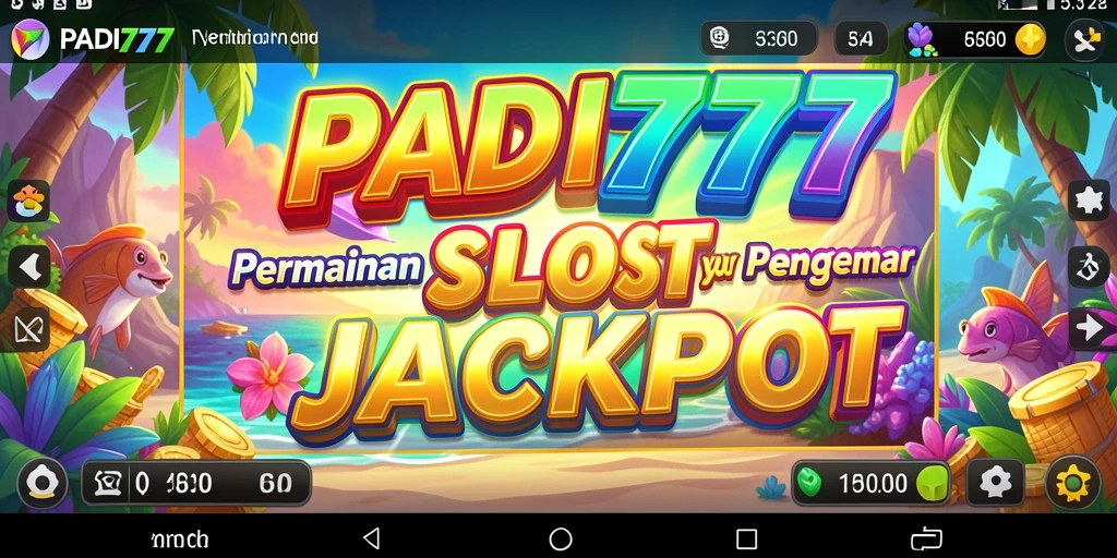 Screenshot PADI777 menampilkan tampilan mesin Slot yang menarik dan user-friendly.
