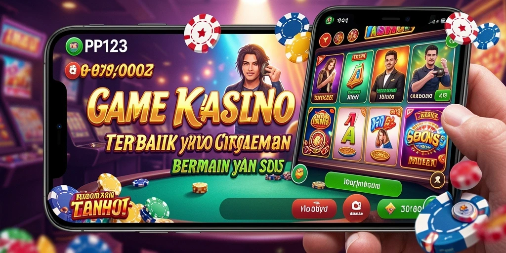 Tampilan gameplay seru PP123 dengan berbagai permainan Kasino yang menarik.