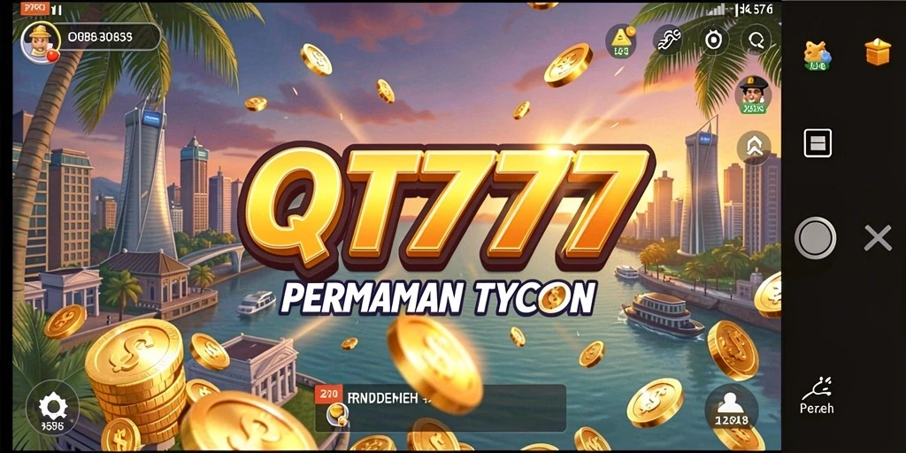 Screenshot utama QT777 menampilkan gameplay seru dan menarik.