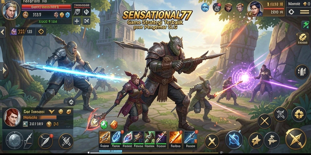 Tampilan gameplay SENSATIONAL77 dengan strategi mendalam dan interaksi pemain