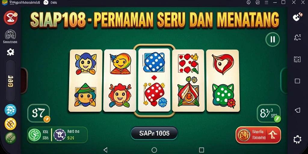 Tampilan gameplay seru dan interaktif di SIAP108.