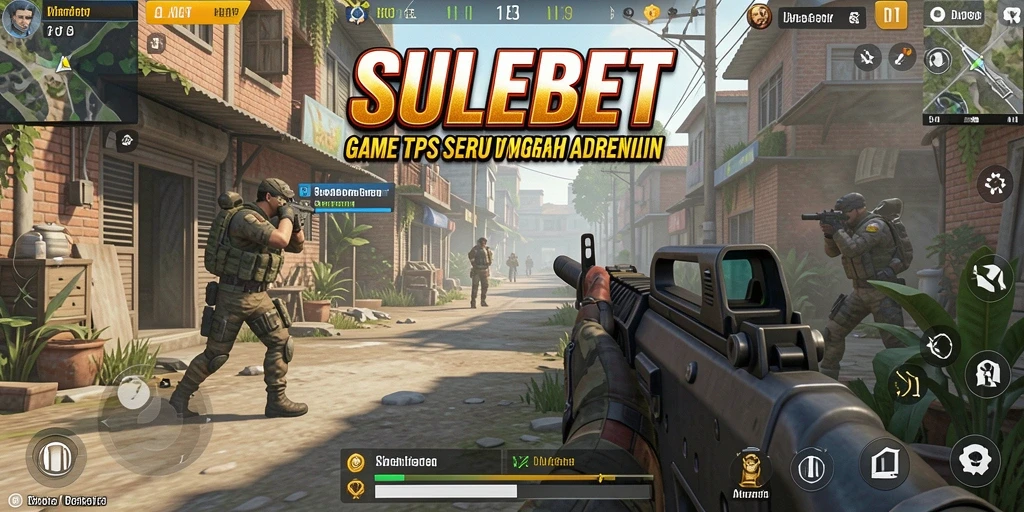 Screenshot menampilkan aksi menegangkan dalam gameplay TPS SULEBET.