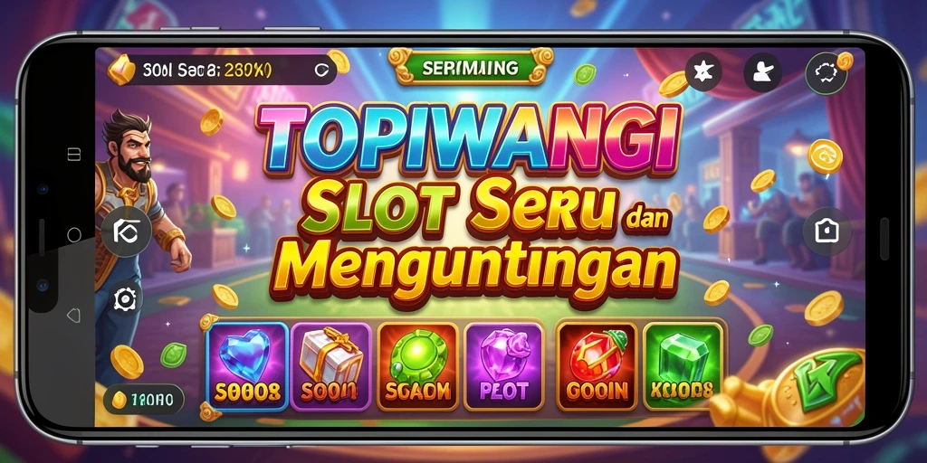 Screenshot menampilkan gameplay seru dari permainan Slot TOPIWANGI.