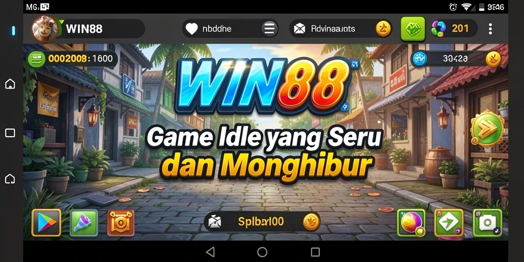 Tampilan gameplay seru dan grafis menarik di WIN88.